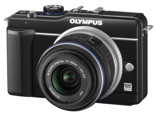 【Amazonの商品情報へ】OLYMPUS マイクロ一眼 PEN E-PL1s レンズキット ブラック E-PL1s LKIT BLK